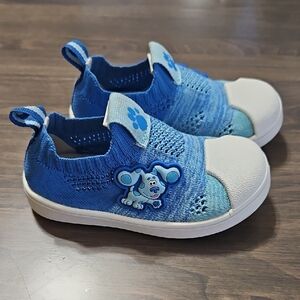 Blue's Clues Slip-on Toddler Sneakers Size 6